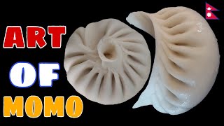 Best Shape Of MoMo || How To Fold Best Design's Of MoMo/Dumplings || How To Make Dumpling screenshot 2