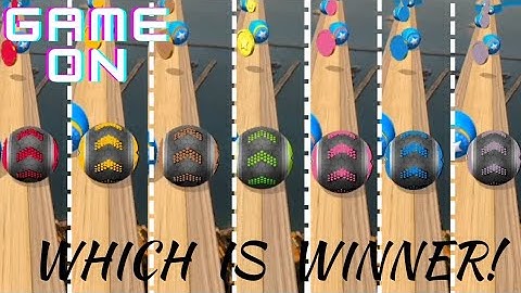 The insane Arrow ball of 7 different colors Going Balls Level 1211 Which ball is best