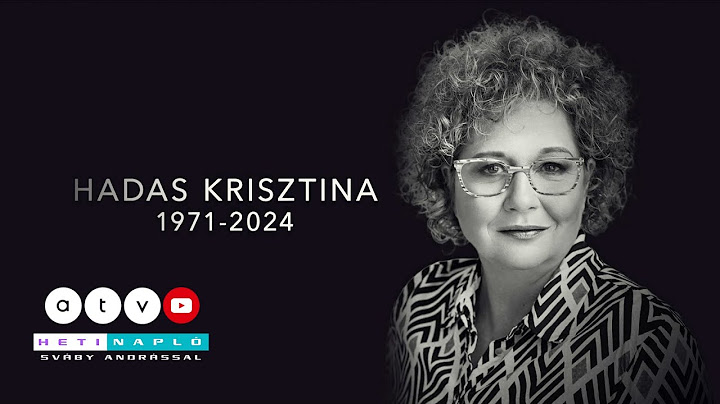 Hadas Krisztára emlékezünk 🖤