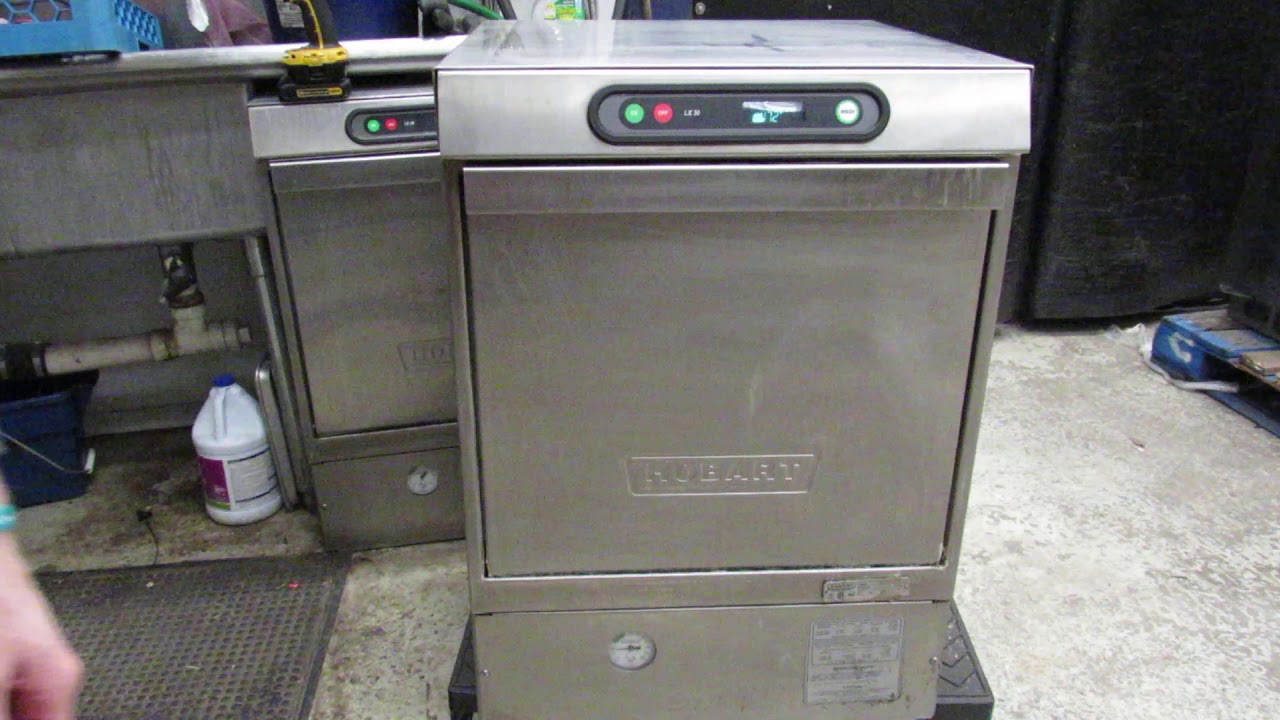 Hobart Lx30 Warewasher - Tested, Working, Up to temp, and running through cycles!
