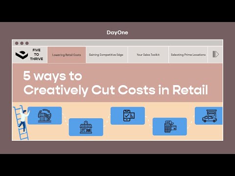 5 Creative Steps You Can Take To CUT COSTS For Your Retail Business