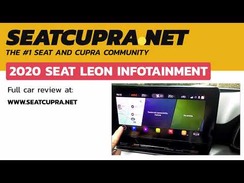 SEAT Leon 2020 Infotainment screen review