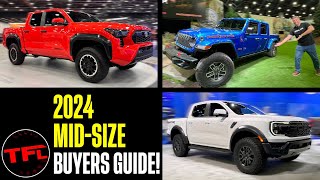2024 Toyota Tacoma vs Ford Ranger vs Jeep Gladiator vs Chevy Colorado Hands-On Expert Buyer's Guide!