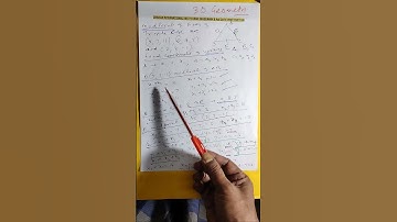 3D GEOMETRY  MATH JEE MAIN  ADVANCE CUET UG CBSE 12