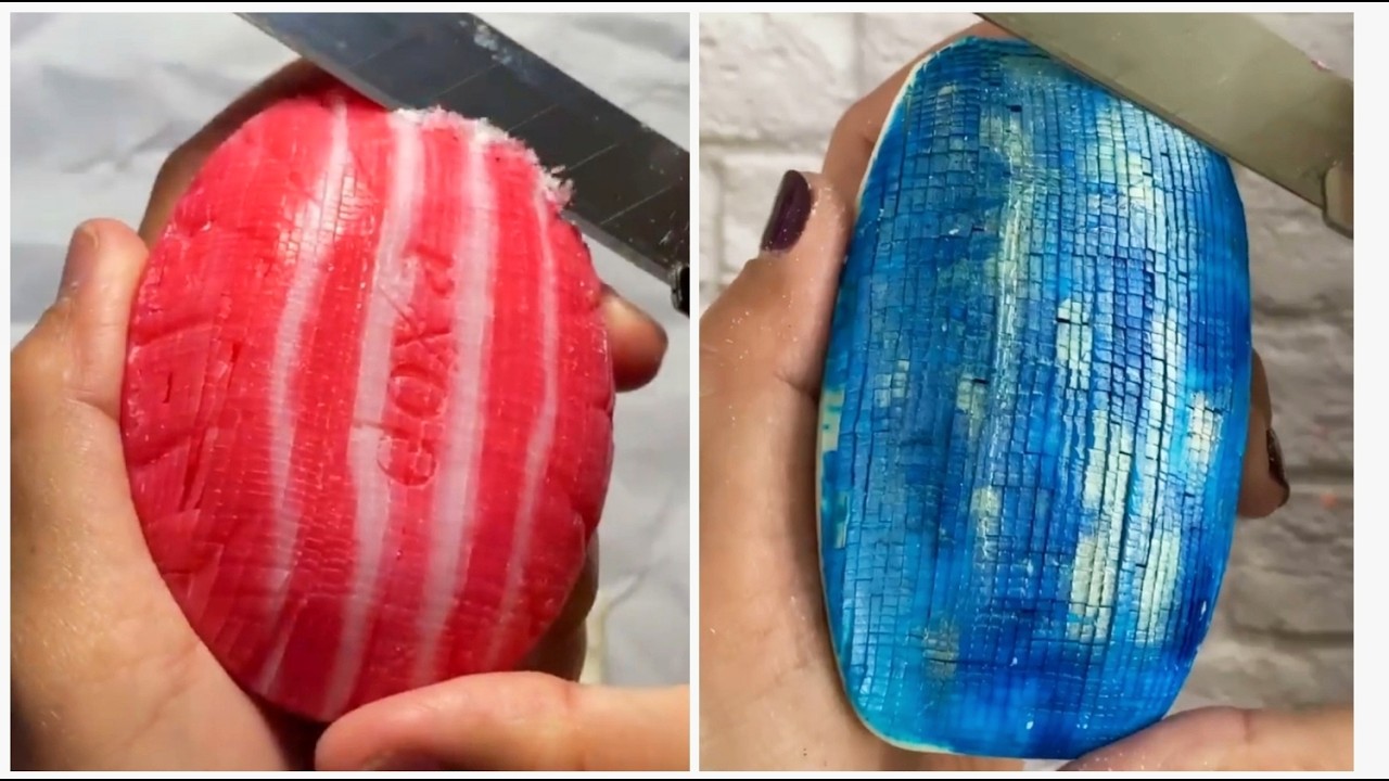 2X the ASMR Magic! Satisfying Soap Cuts✨