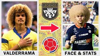 How to create CARLOS VALDERRAMA in PES (Face & Stats) #PESLEGENDS