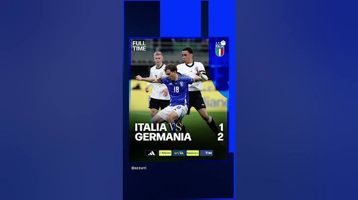 ITALIA 1-2 GERMANIA. @ForzaAzzurri #Italia #ItaliaGermania
