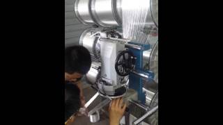 warp knotting machine