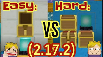 Hard vs Easy Duplication Glitch 🤩🤯 (2.17.2) Blockman Go Adventure| Skyblock