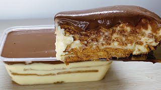 Graham Boston Cream Cake | No bake No steam ( Pinasarap na Pastry Cream ) Easy to make