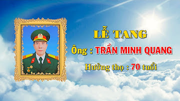 Lễ Tang Ông : Trần Minh Quang  - Ấp  Phấn Thạnh, xã Thạnh Phú, huyện Cái Nước, tỉnh Cà Mau || 2025