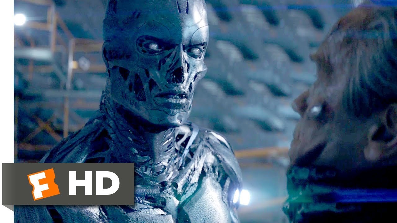 Terminator Genisys 2015 John Connor Vs The Terminator Scene 9 10 Movieclips Youtube - f 4 terminator 2020 roblox