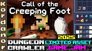 Call of the Creeping Foot - Playing DungeonCrawler Limited Asset GameJam 2025 Submissions