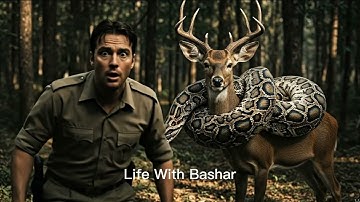 A Brave Rescue Team Fights a Giant Snake to Save an Innocent Deer