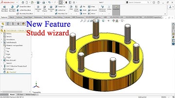 Solidworks tutorial । Solidworks 2022 New feature | studd wizard
