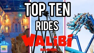Top Ten BEST Rides at Walibi Belgium! (2025)