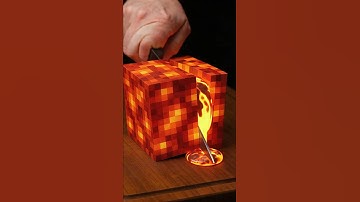 This Minecraft Lava Block Cut Is Unbelievable 🔥