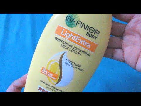 FAST REVIEW: Garnier Light Extra Whitening Repair Milk Lotion