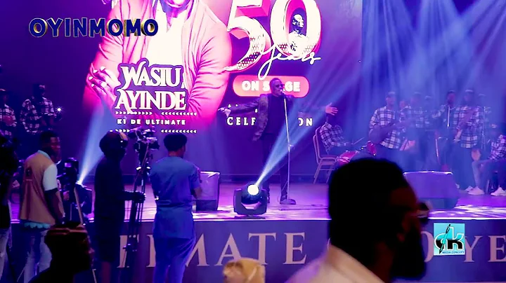 LANRE TERIBA THRILLING PERFORMANCE AT K1 DE ULTIMATE 50 YEARS ON STAGE CELEBRATION. WATCH THIS!