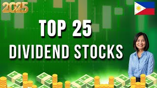 TOP 25 DIVIDEND STOCKS for 2025 / Dividend Investing for PASSIVE INCOME
