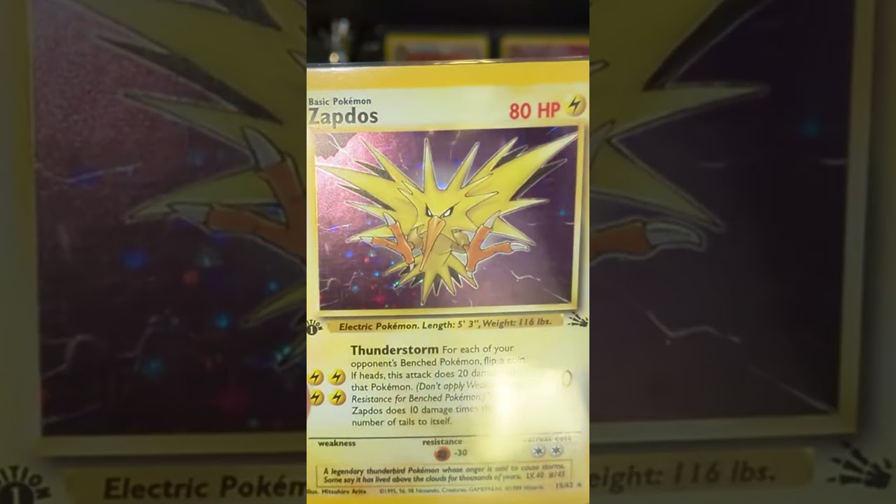 Zapdos ERROR from Fossil! 