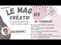 Mag creatif 3 le magazine qui parle de tous les loisirs cratifs diycrafts  loisirscratifs