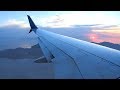 Delta Boeing 737-900ER - Gorgeous Sunset Landing into Salt Lake City Airport