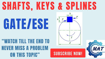 Lec 10 Shafts, Keys, and Splines