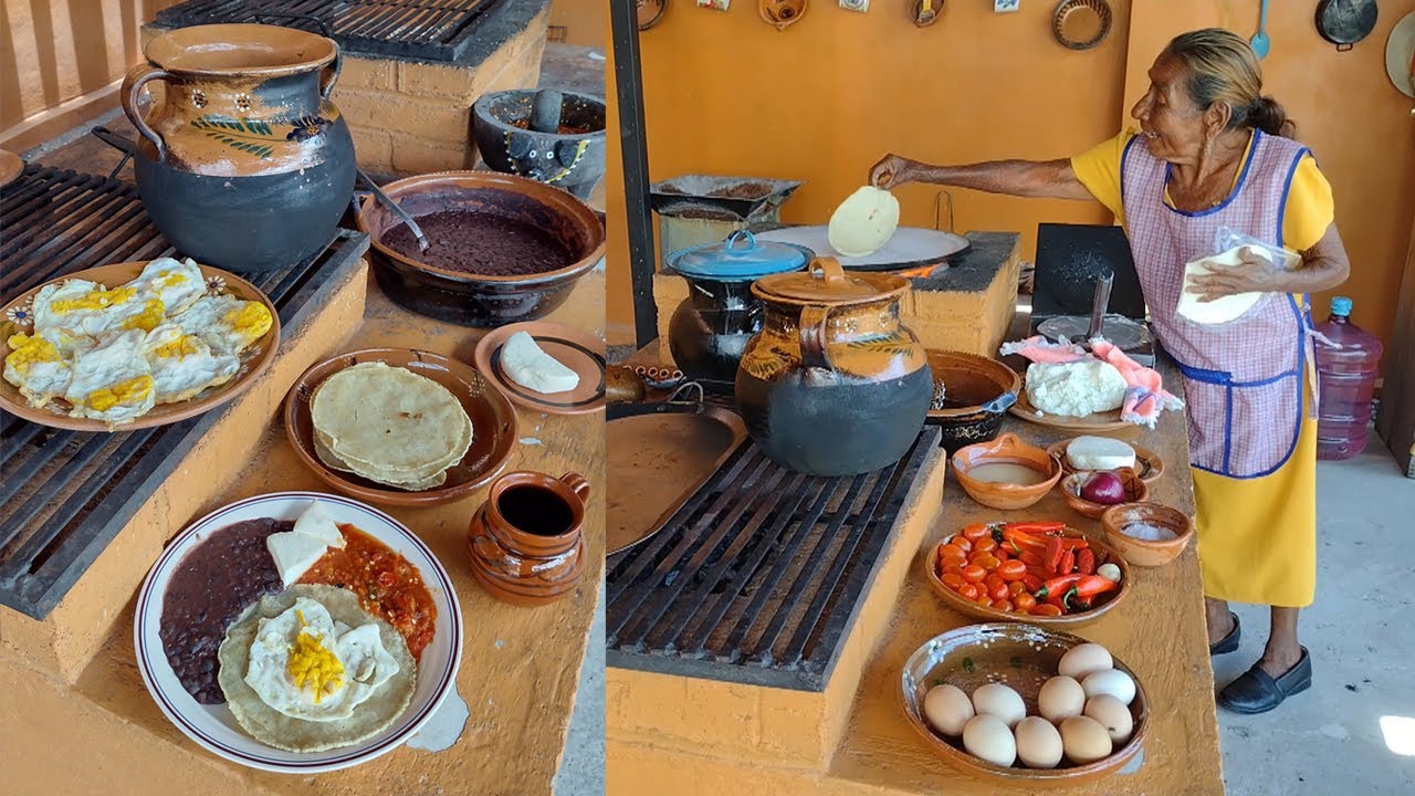 HUEVOS RANCHEROS MONTADOS, Esto Almorzamos En Los Pueblos y Somos Felices | Doña Lupita