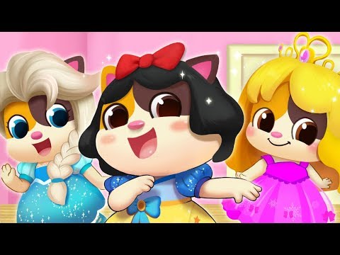 Five Little Princesses | Colors Song | Nursery Rhymes | Kids Songs| Kids Cartoon |BabyBus