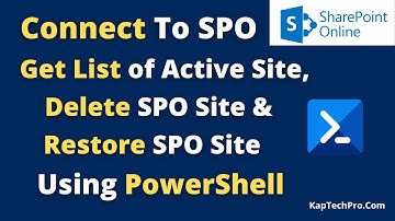 How To Connect To SharePoint Online Using Windows PowerShell