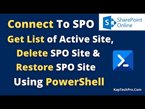 How To Connect To SharePoint Online Using Windows PowerShell