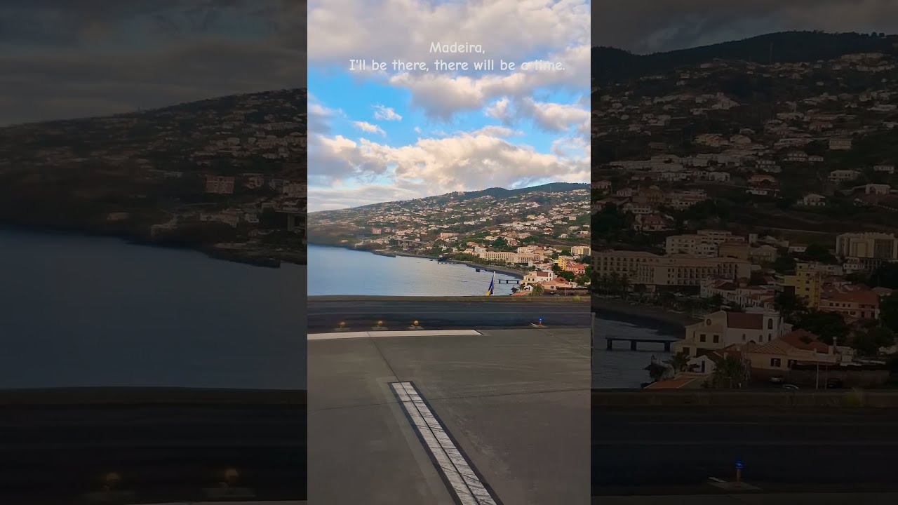 Madeira Takeoff ✈️🇵🇹 | What a View!