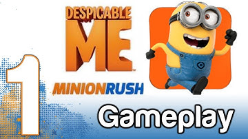 Despicable Me: Minion Rush Gameplay Part 1 iOS iPad iPhone Android | WikiGameGuides