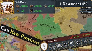 Be a Huge Cossacks Nation that can RAZE PROVINCES and has an UNBEATABLE ARMY in only 6 YEARS! #eu4