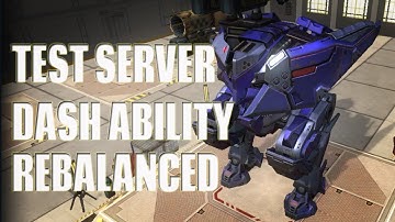 War Robots Test Server 2.9.0. - Dash Ability Change Commentary