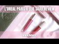 L'Oreal Paris x Elie Saab Rouge Signature Matte Liquid Lipstick Swatches + Review | Amira Rahayu