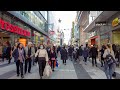 Walking on Stockholm's Most Crowded Street - Drottninggatan (4K)