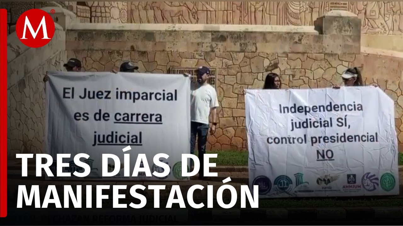 Trabajadores del Poder Judicial de Yucatán mantienen el paro de labores ...