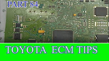 ECM REPAIRING TIPS AND TRICKS, ECU REAPAIR , TOYOTA ECM DETAILS, ECM EXPERT PART 84