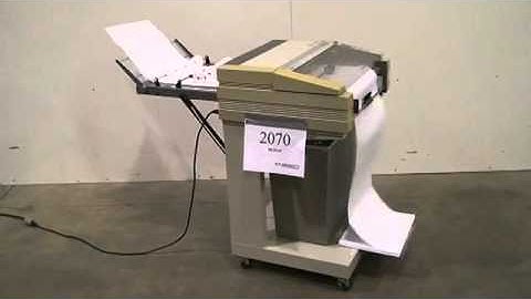 Duplo V-740/V-760 Continuous Forms Burster