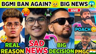 BGMI BAN Again? Real REASON REVEALED? Goblin BENCHED? Team Soul BIG DECISION? JONATHAN? Scout