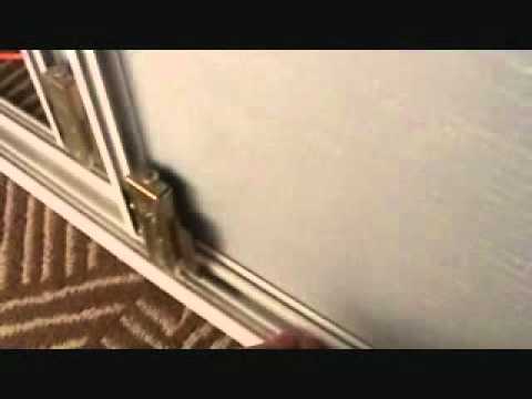 How To Adjust A Sliding Glass Closet Door Youtube