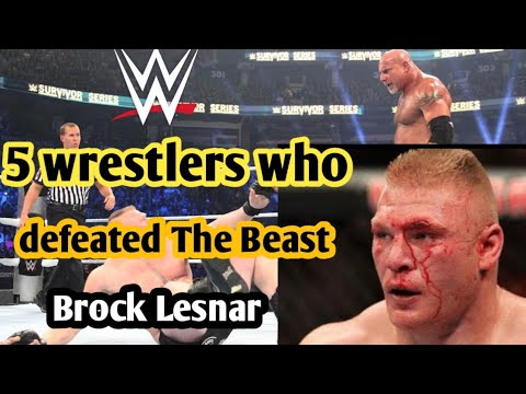 5 superstars who defeated brock