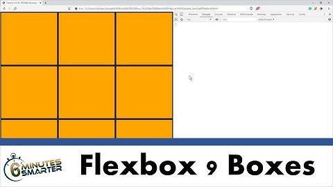 Flexbox Responsive Layout with 9 Boxes