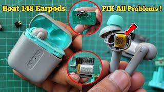 how to fix boat airdopes 148 one side not charging | boat airdopes 148 charging problem FIXED