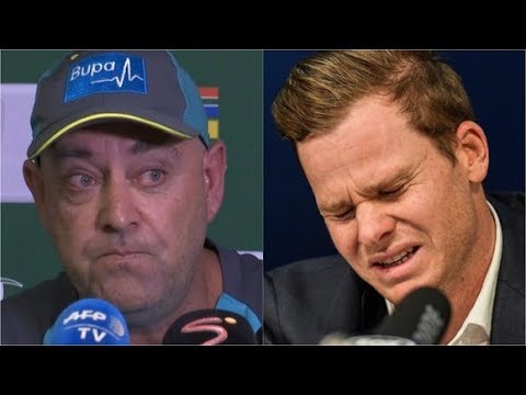 Tearful Steve Smith apologises as Australia's coach Lehmann quits over ball-tampering | ITV News