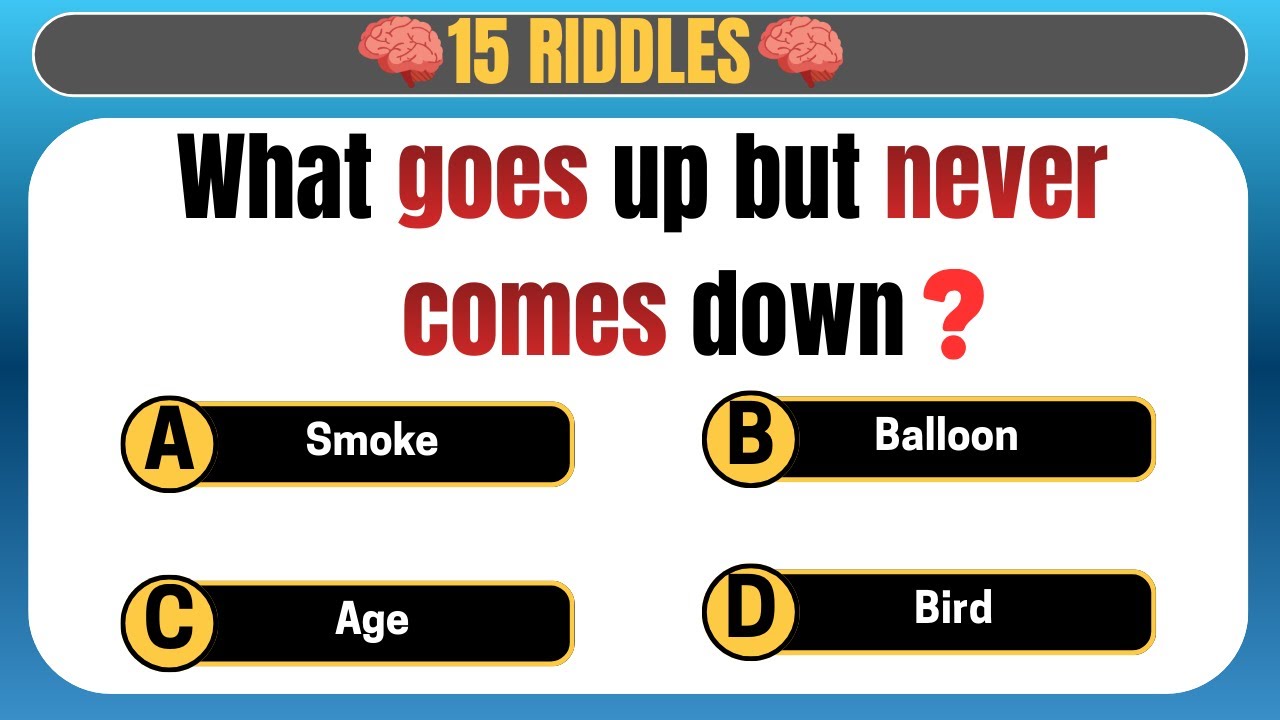 Tricky Riddles with Answers | Riddles Quiz Challenge