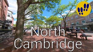 North Cambridge, Walking Tour of Porter and Davis Square  Boston HD