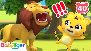 The Jungle Animals | Animal Song for Kids & More BabyTiger Nursery Rhymes